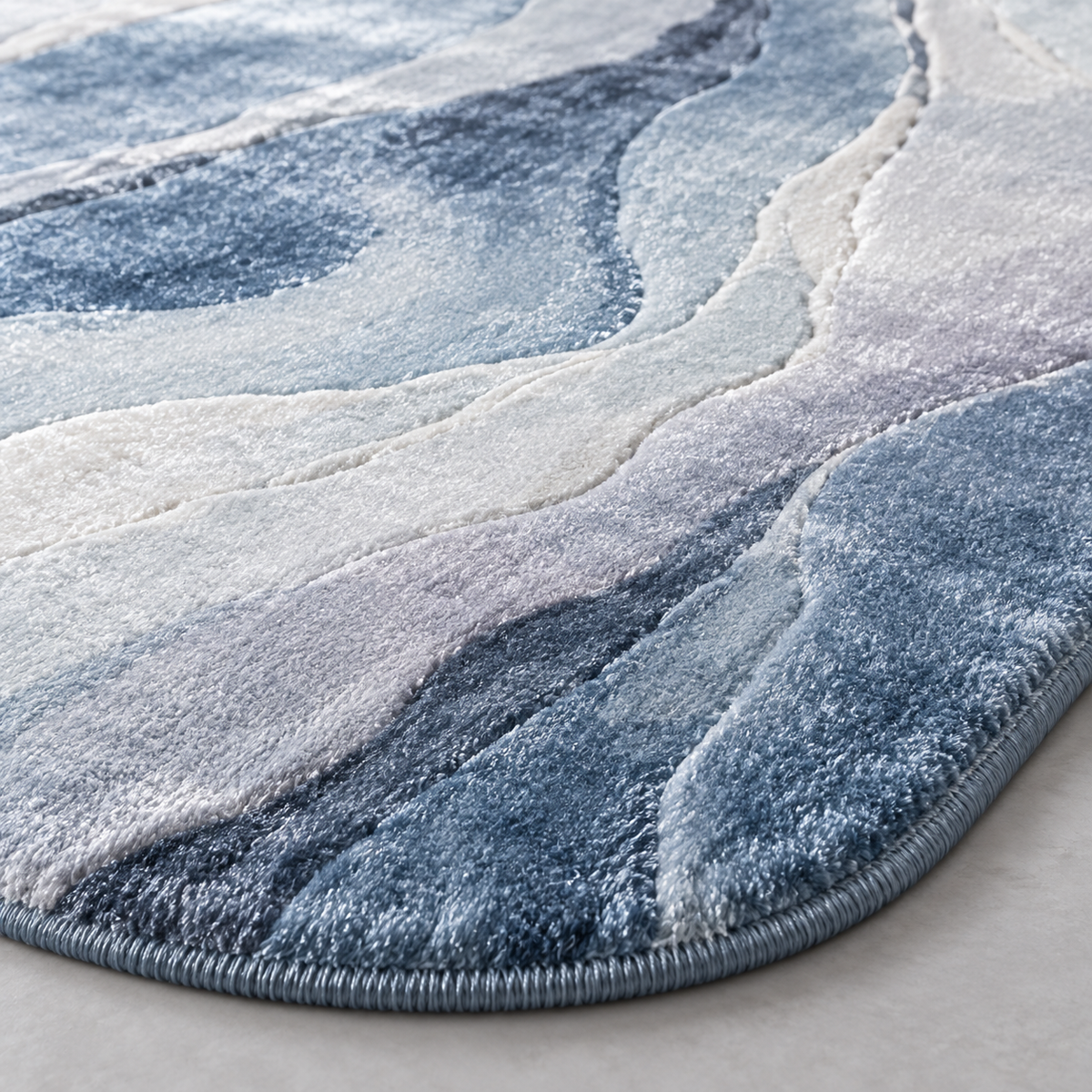 Glacier Veil Tencel Runner Rug